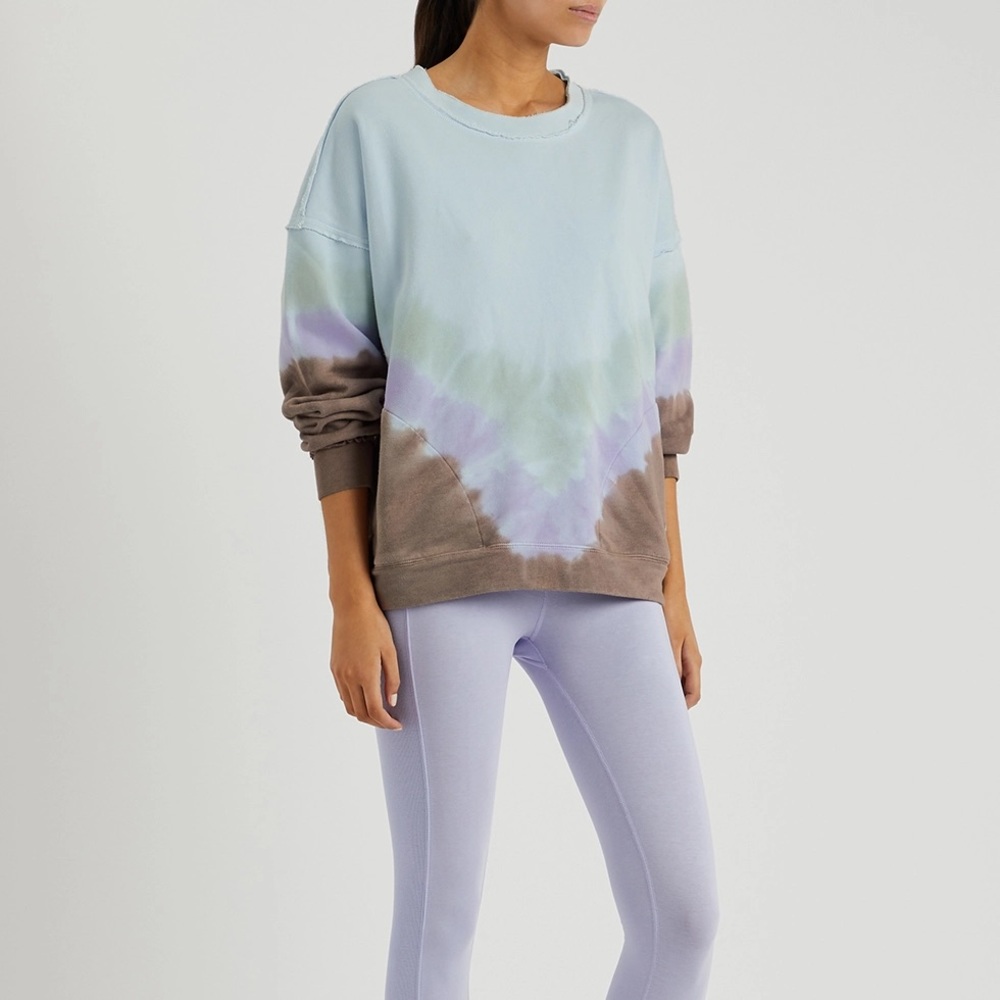 New FREE PEOPLE MOVEMENT Ombré Metti cotton-blend sweatshirt - Picture 5 of 12